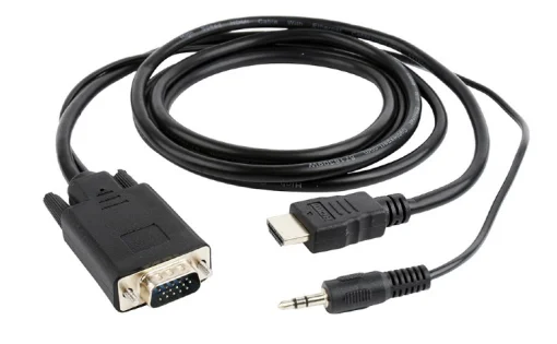 Кабель Cablexpert (A-HDMI-VGA-03-6) HDMI-VGA-3.5мм, 1.8м